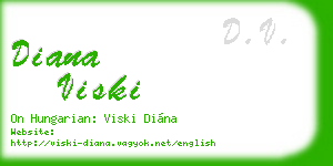diana viski business card